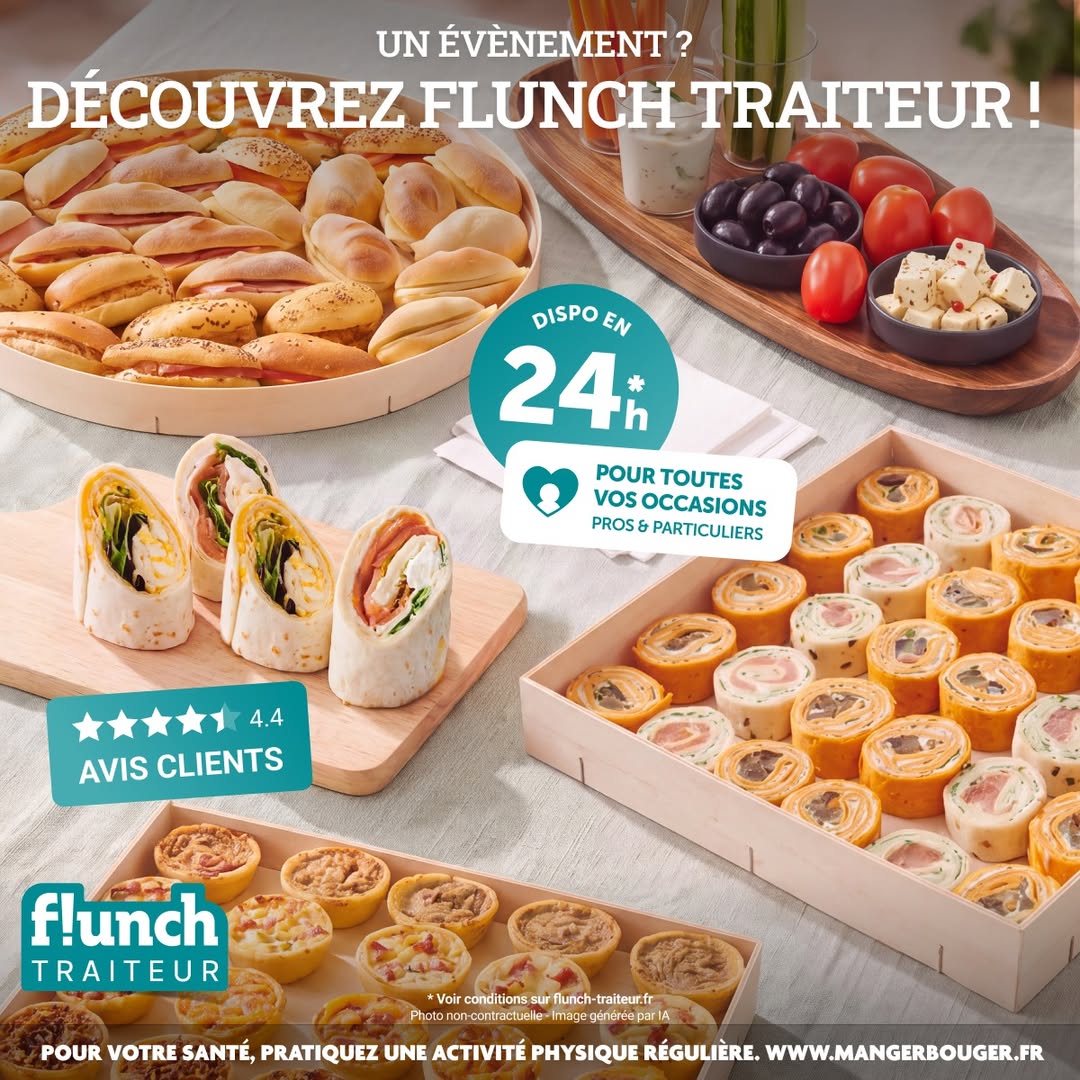 Carte Flunch Traiteur